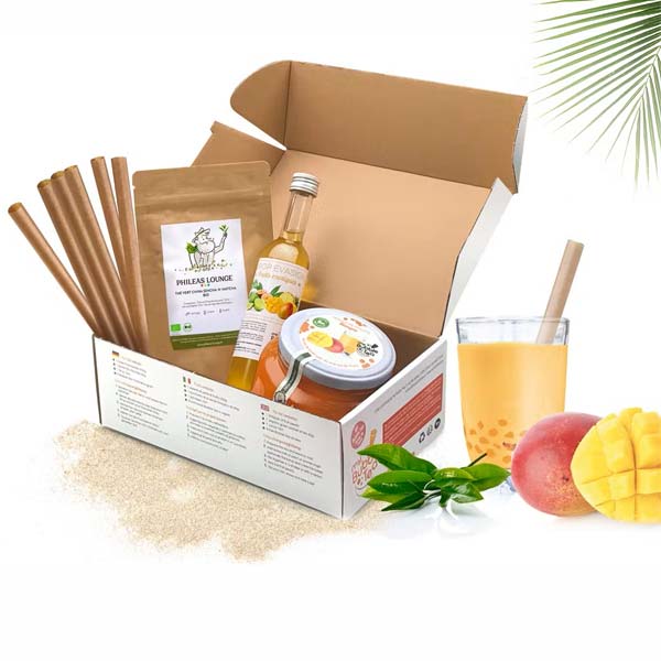 Bubble Tea Geschenkbox - Mango
